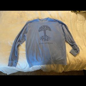 Large Oaklandish Blue Crew Neck Sweatshirt